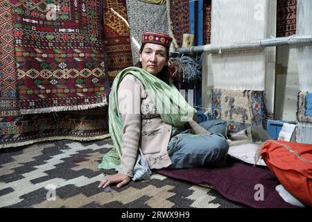 woman in hunza valley