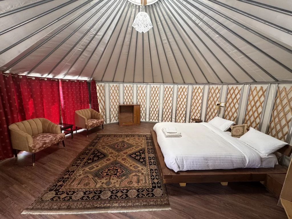 interior yurt