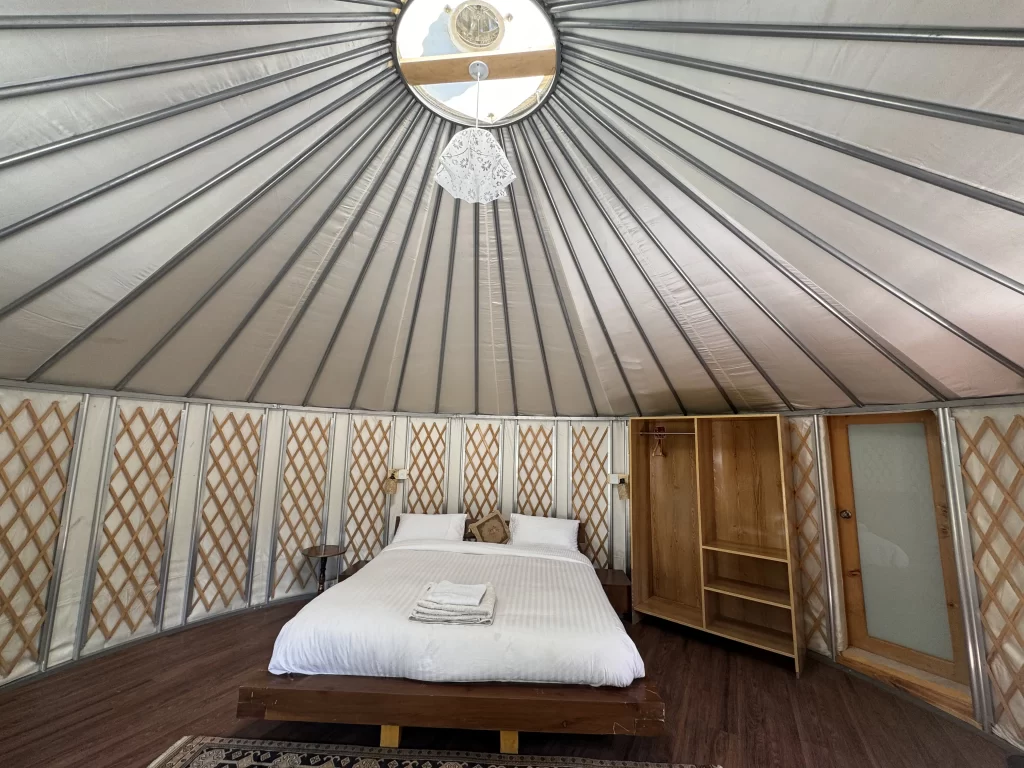 interior yurt